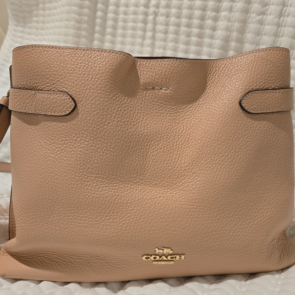 Coach Pink Pebble Leather Women's Bag